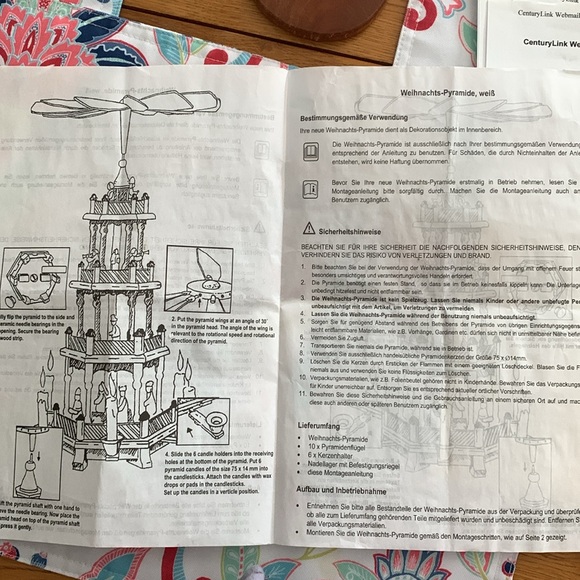 Authentic Vintage Henry Brubaker Christmas Pyramid - Picture 8 of 8